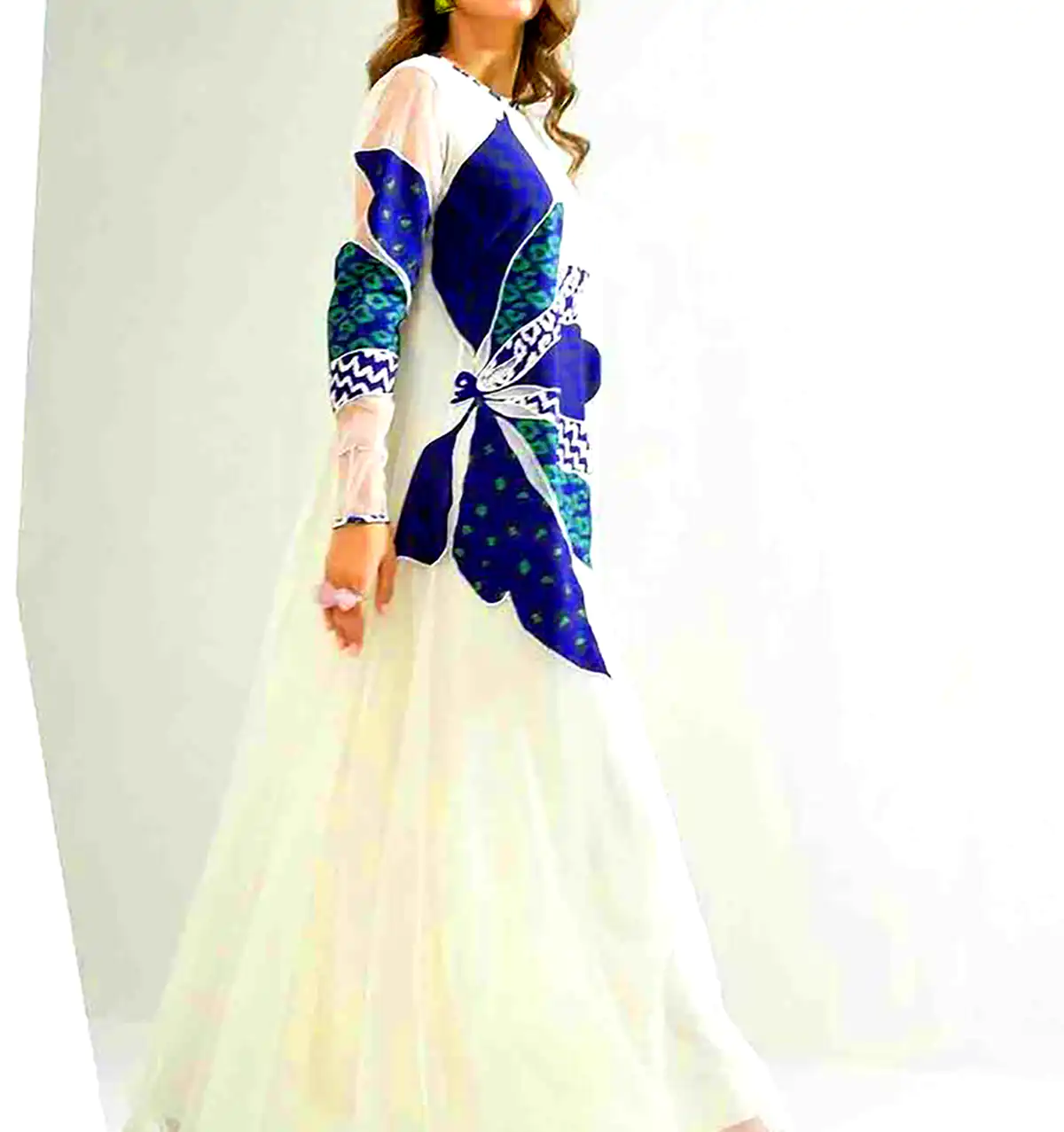 پیراهن رنگی با طراحی خاص