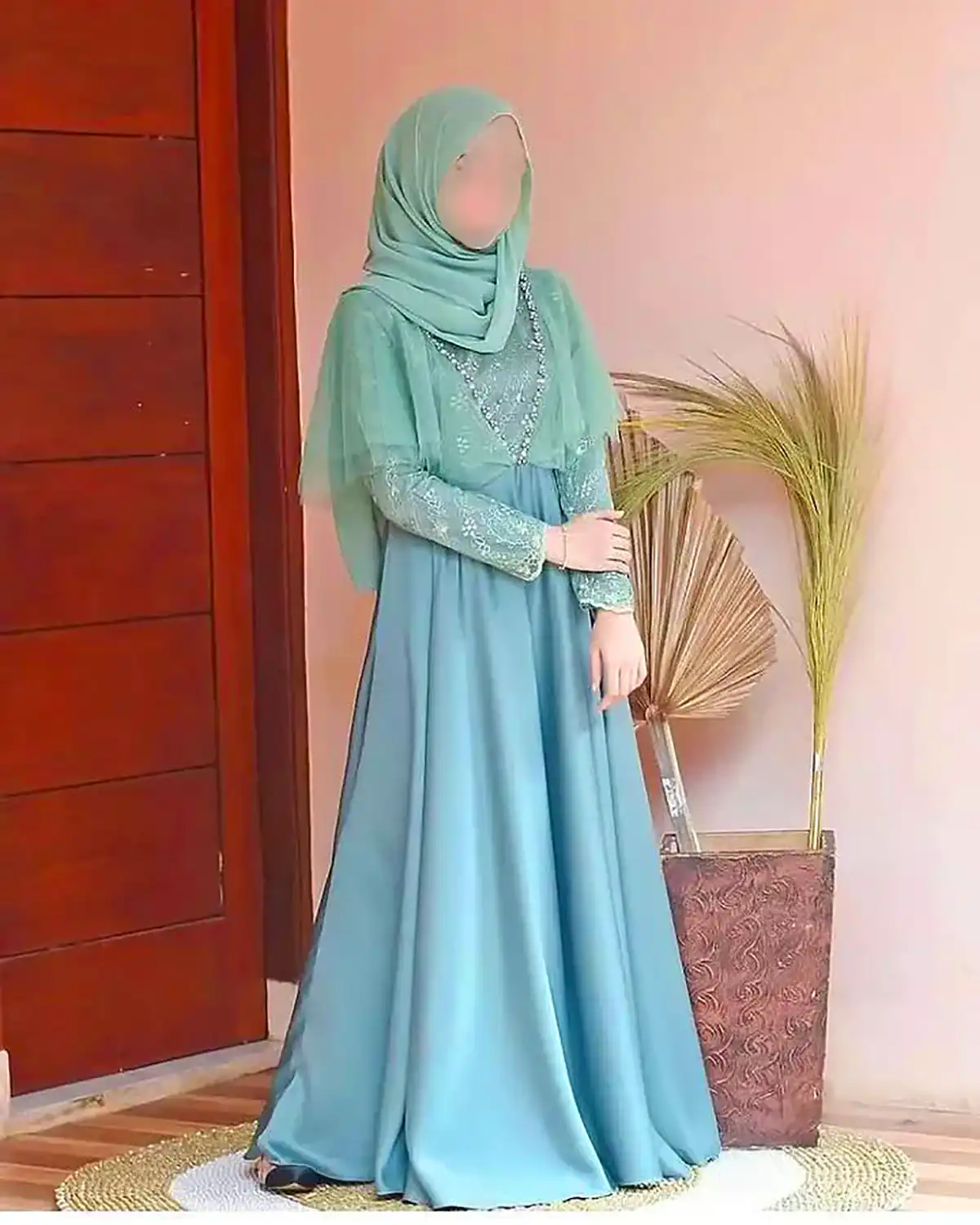 پیراهن مجلسی حریر مدرن