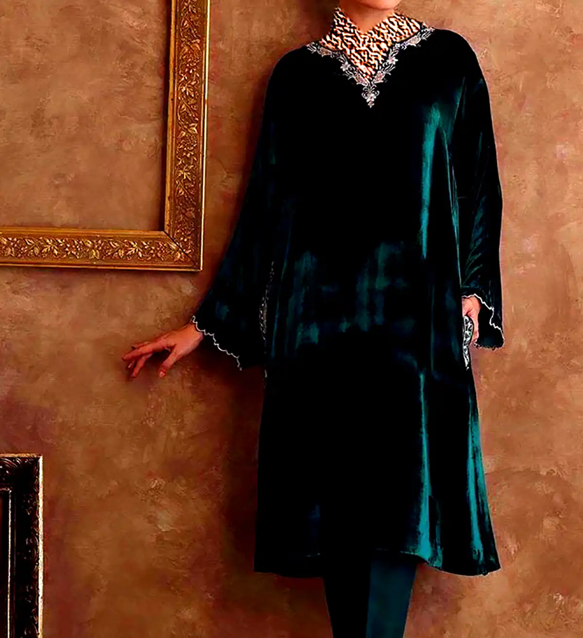 پیراهن مخمل مجلسی