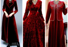 پیراهن مخمل زنانه