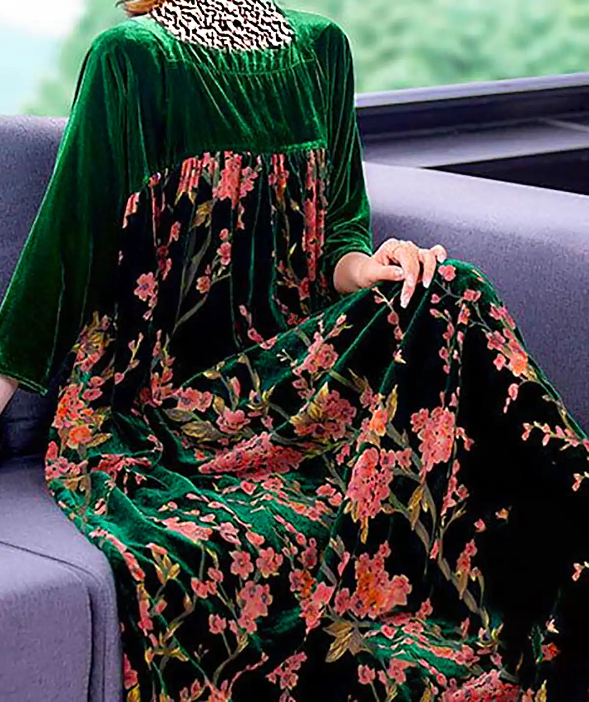 پیراهن مخمل زنانه