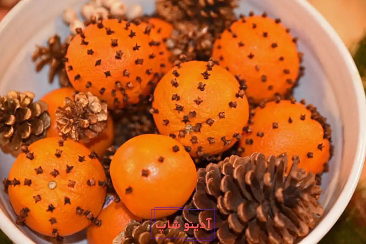 تزیین پرتقال شب یلدا + زیباترین دیزاین ها برای تزیین پرتقال شب یلدای امسال