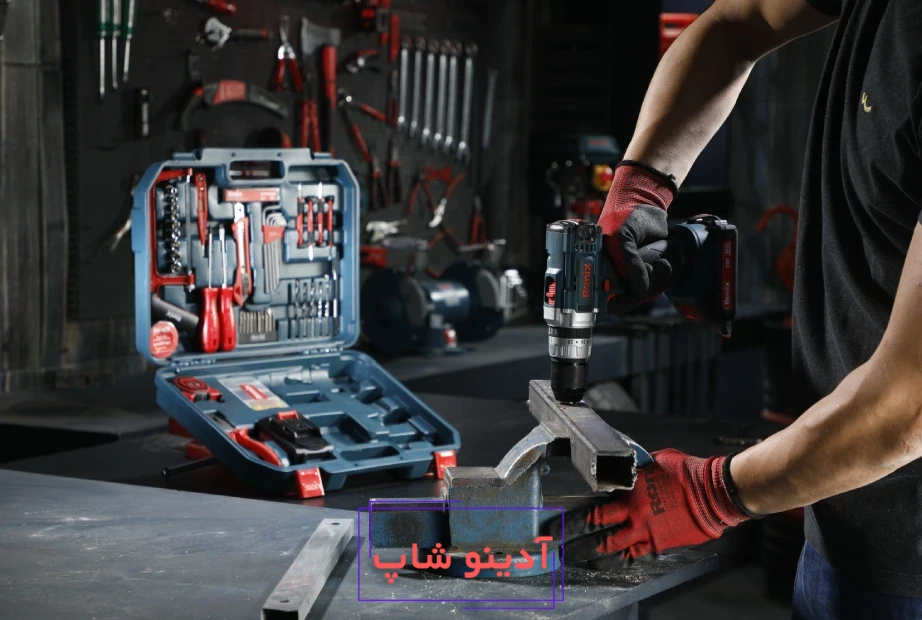 کیت دریل شارژی چکشی 53 پارچۀ RS-8620 رونیکس