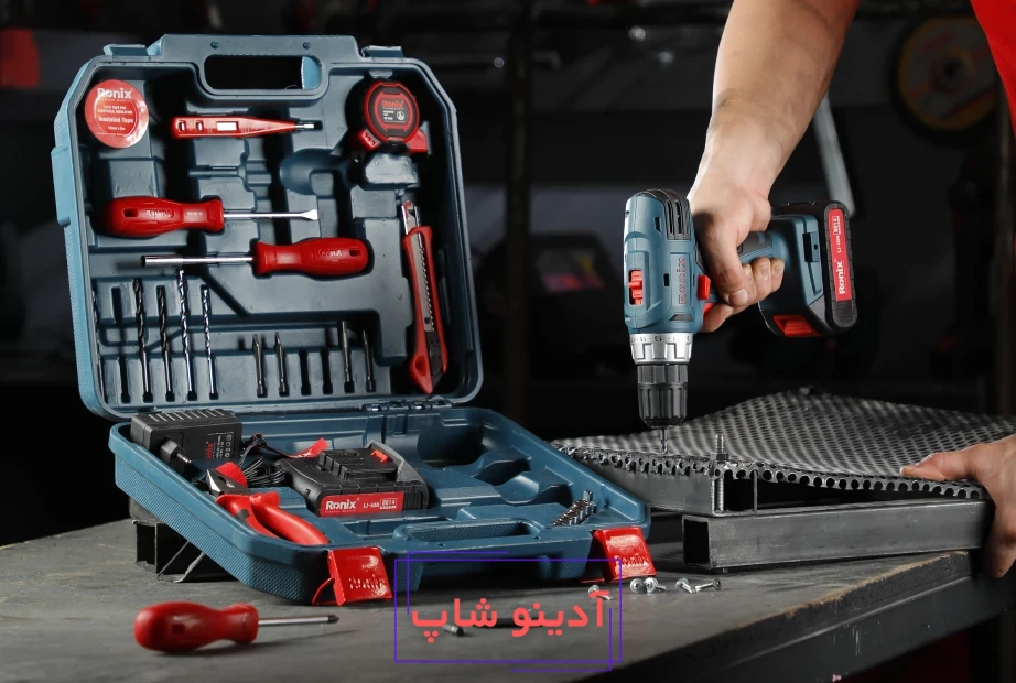 پیچکاری روی فلز با کیت دریل رونیکس