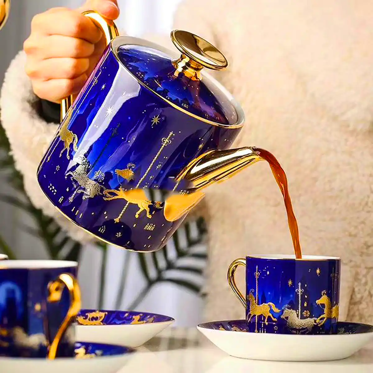 ست سرامیکی شیک چایخوری