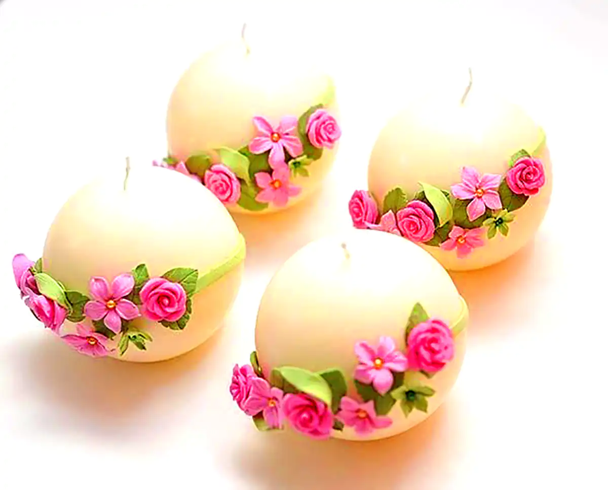 شمع دکوری معطر