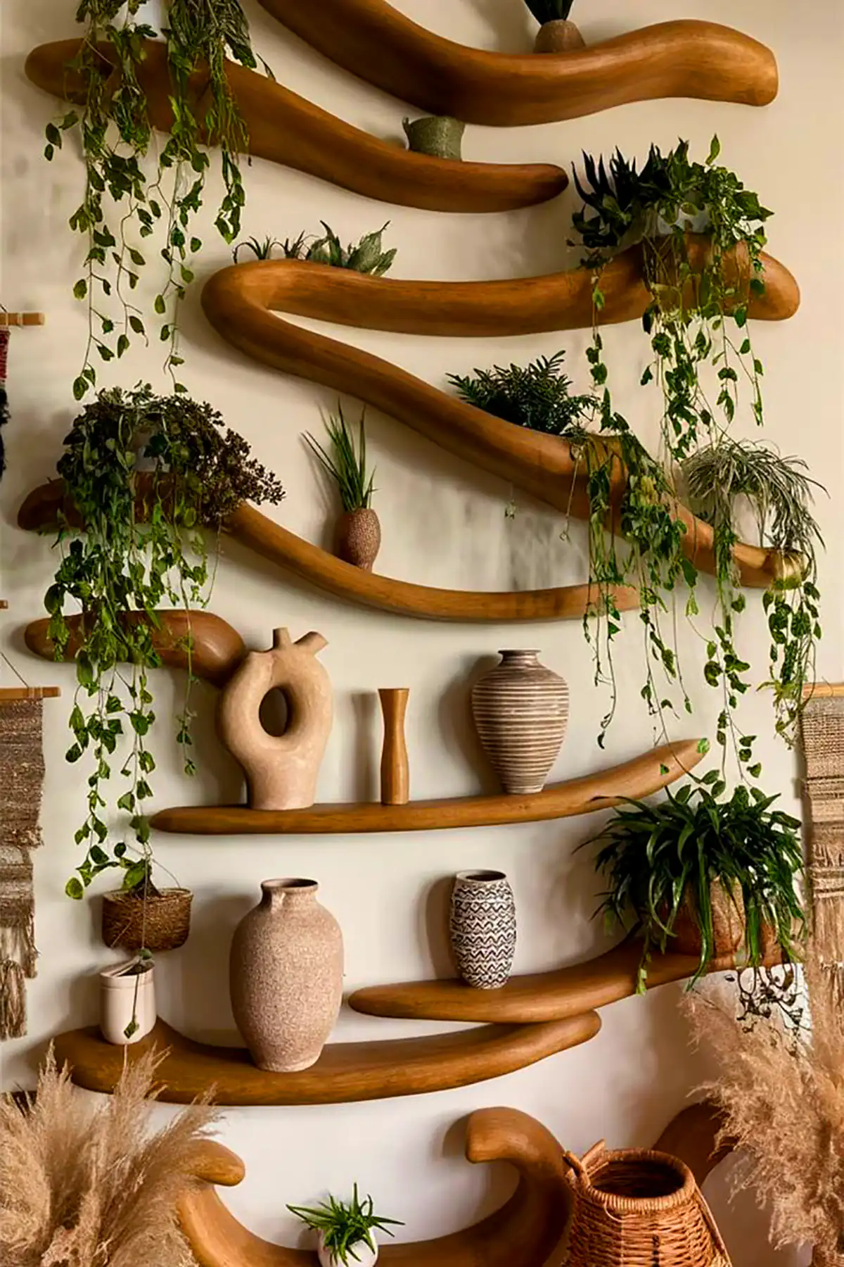 شلف چوبی و خاص روستیک