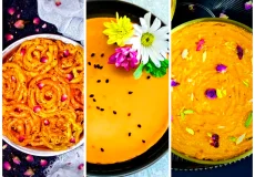 تزئین حلوای کدو حلوایی