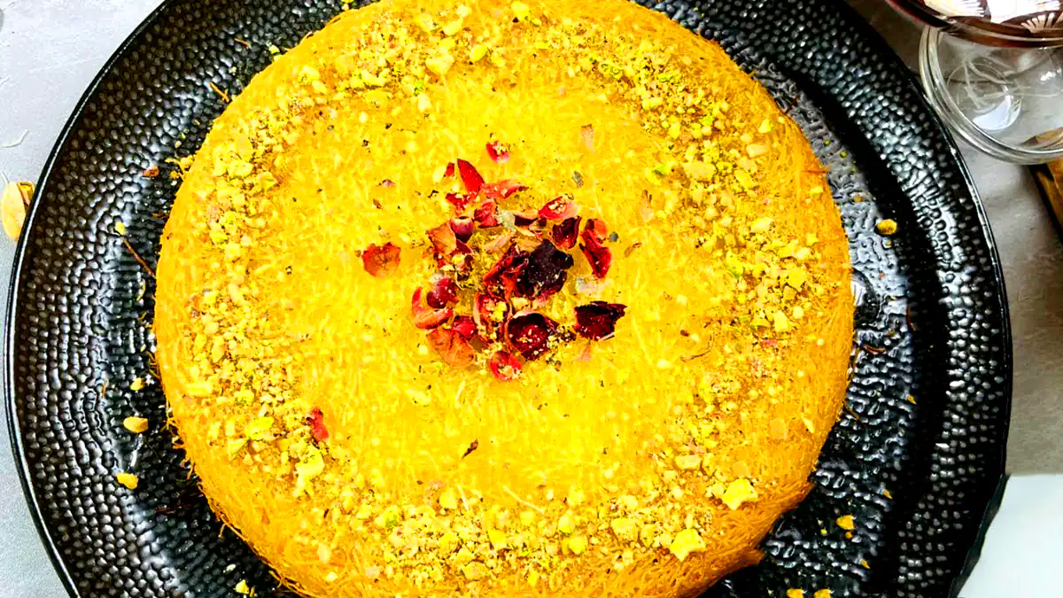 تزئین حلوای کدو حلوایی