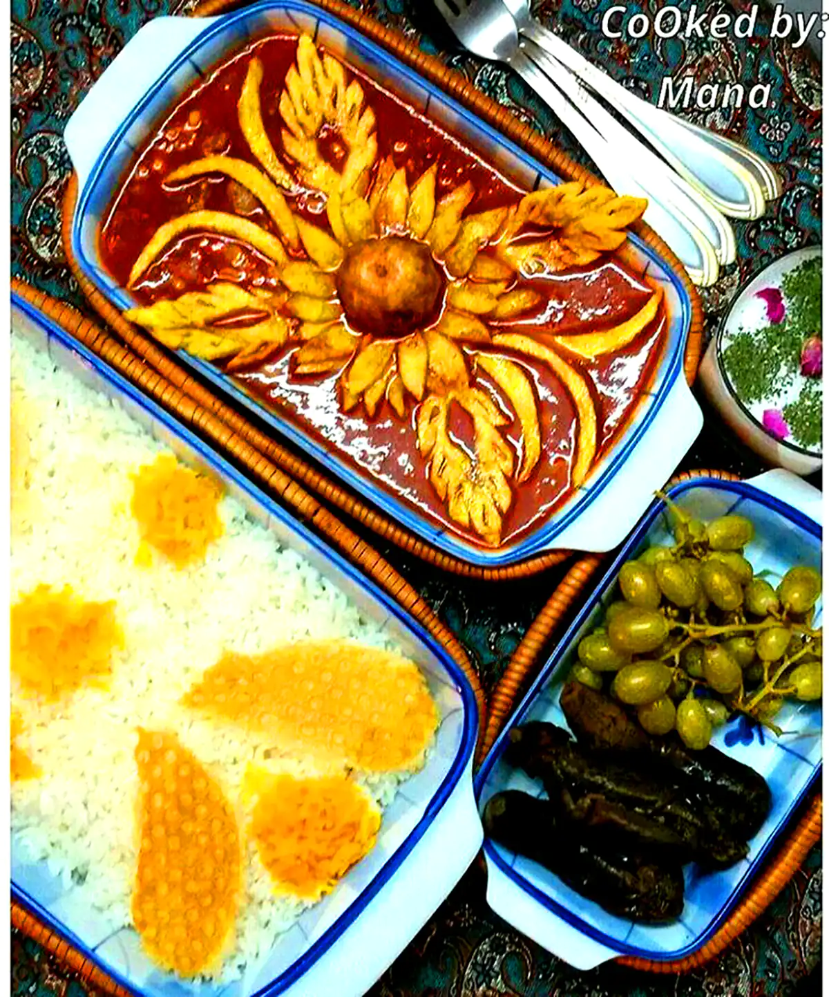 تزئین شیک قیمه