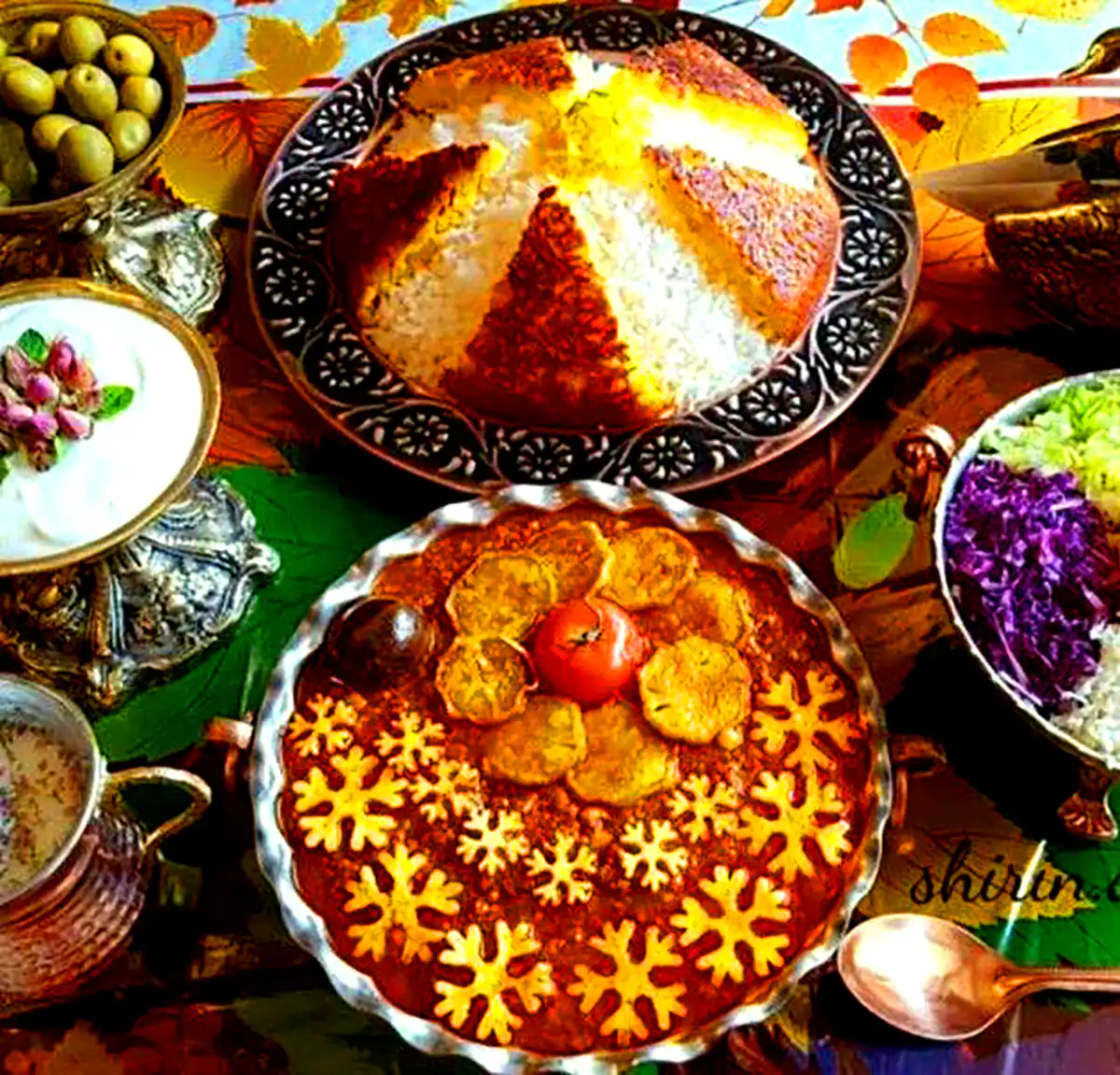 تزئین شیک قیمه