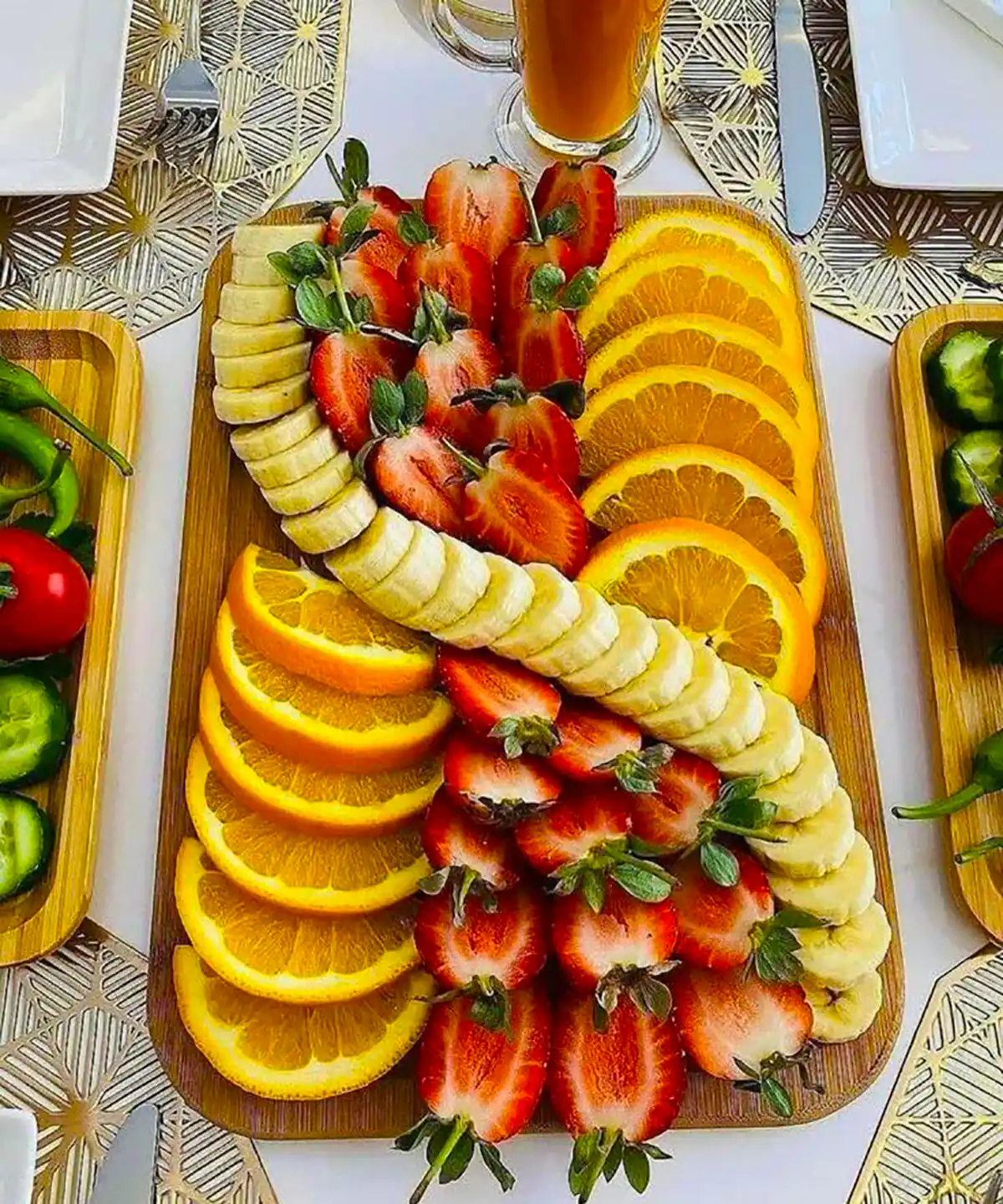 تزئین میوه باکلاس زیبا