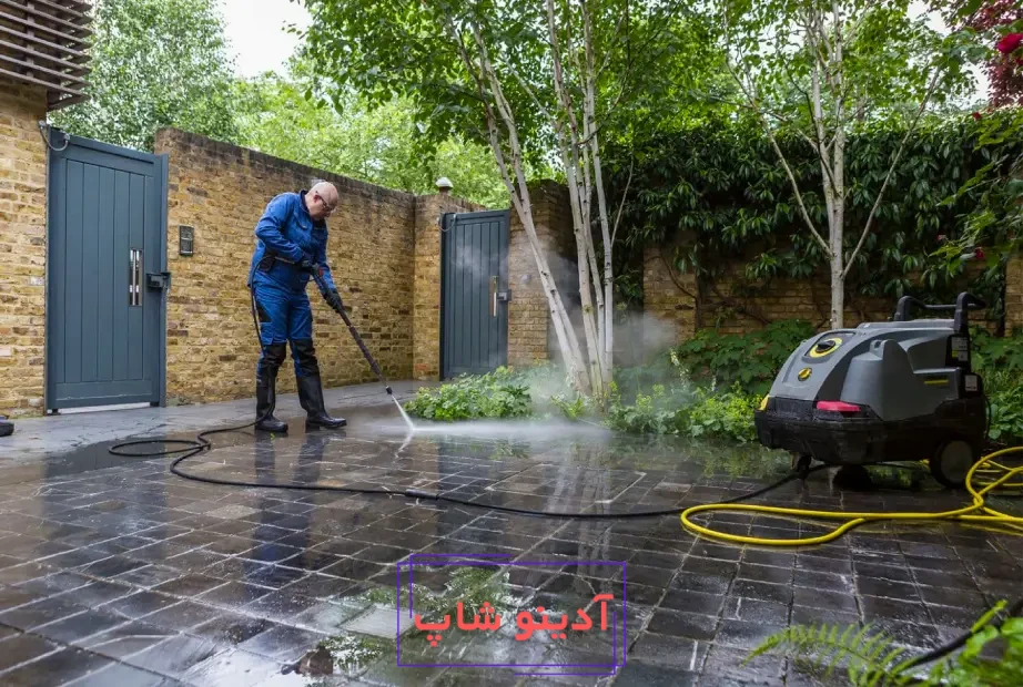 شستشوی حیاط و پارکینگ با کارواش رونیکس