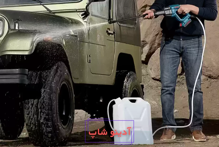 کار با کارواش شارژی رونیکس مدل 8930