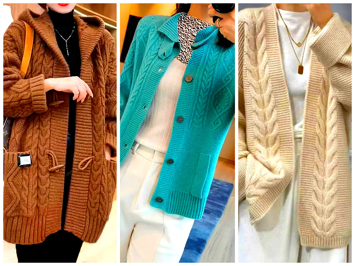 ژاکت بافتنی کلاسیک و کاربردی