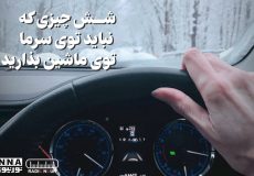 6 وسیله خطرناک که نباید در ماشین سرد جا بگذارید