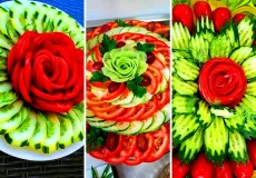 دیزاین خیار و گوجه مجلسی