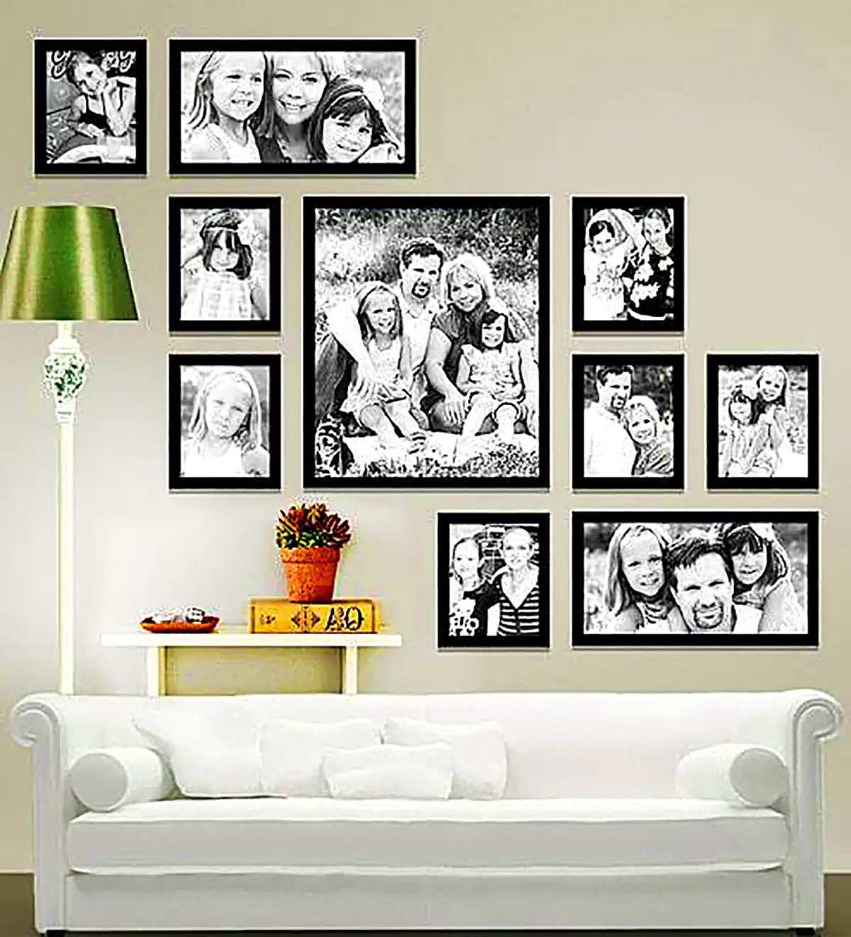 دیوار خاطره عکس خانوادگی