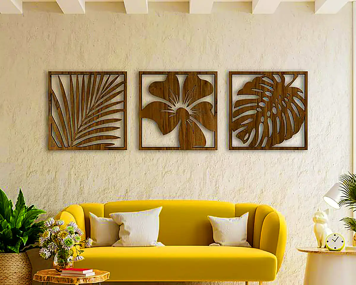 دیوارکوب دکوری برگ انجیری