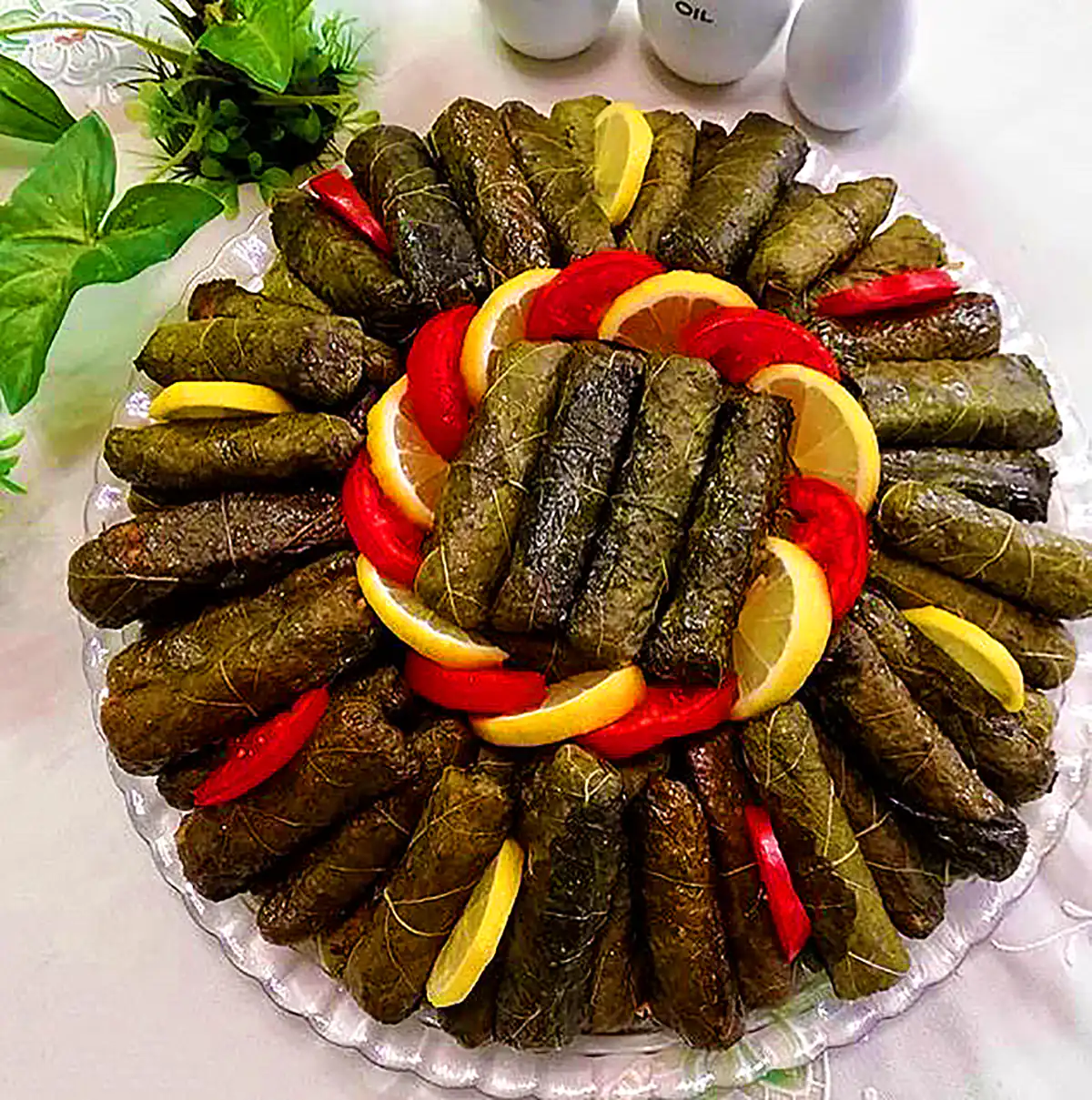 دلمه برگ مو مجلسی و خوشمزه