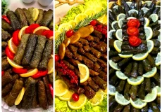 دلمه برگ مو مجلسی و خوشمزه
