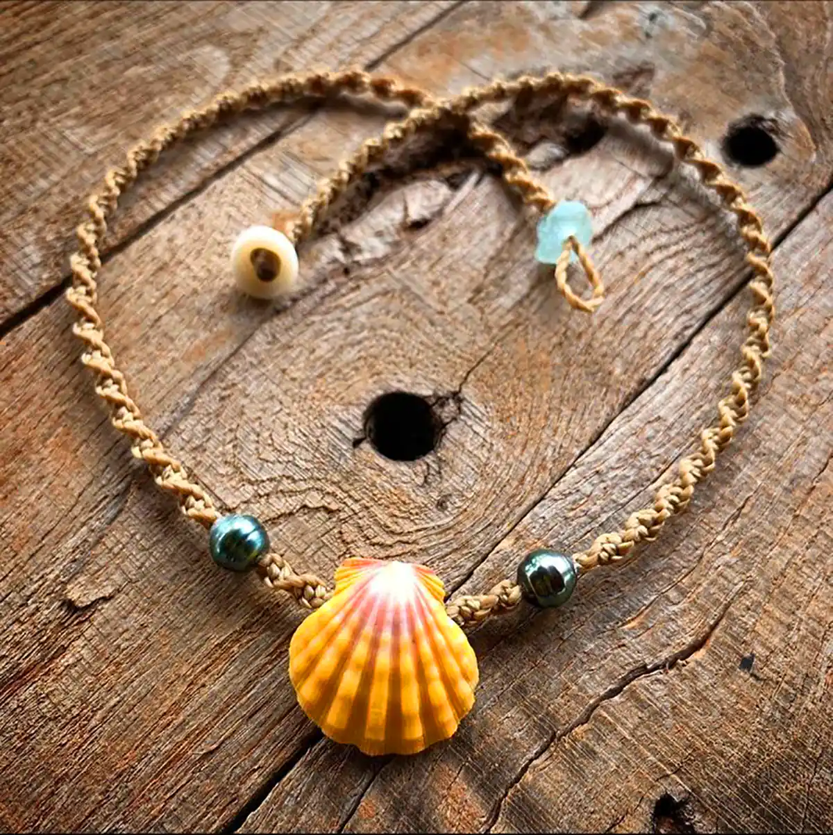 گردنبند سنتی صدفی
