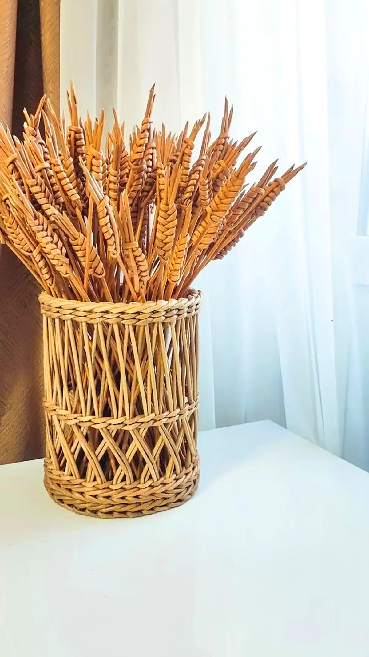 گلدون حصیری مدرن و خاص 