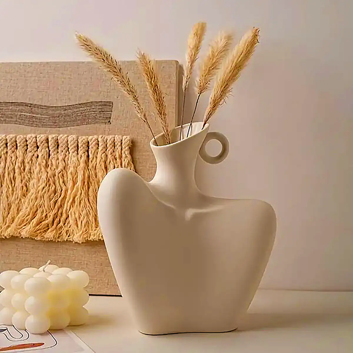گلدون سفالی مینیمال