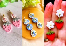 گوشواره آویز پلیمری