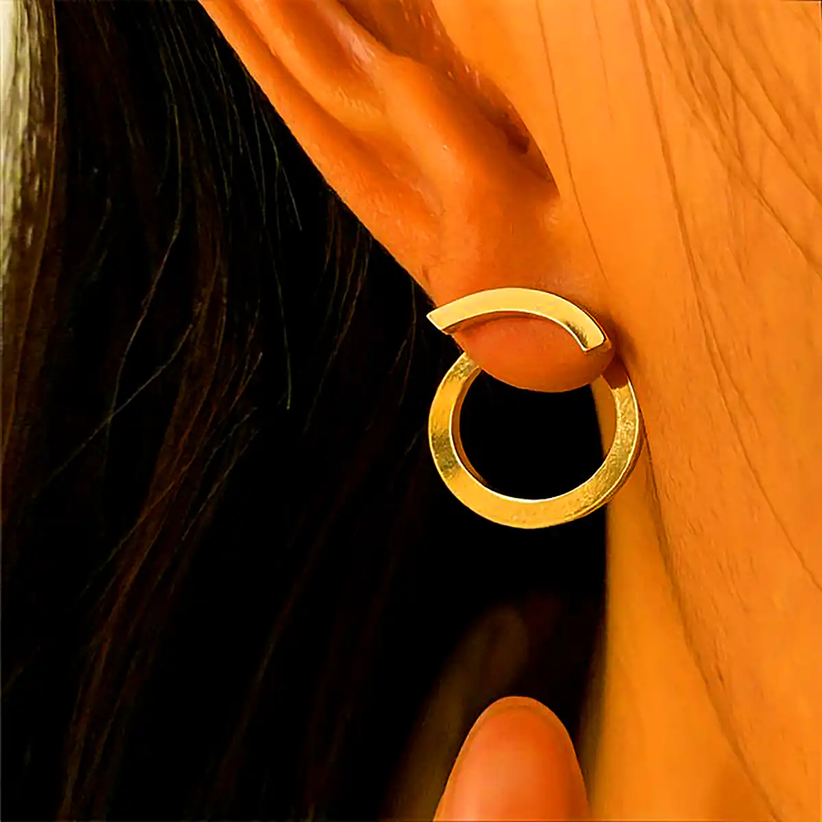 گوشواره رینگی مدرن