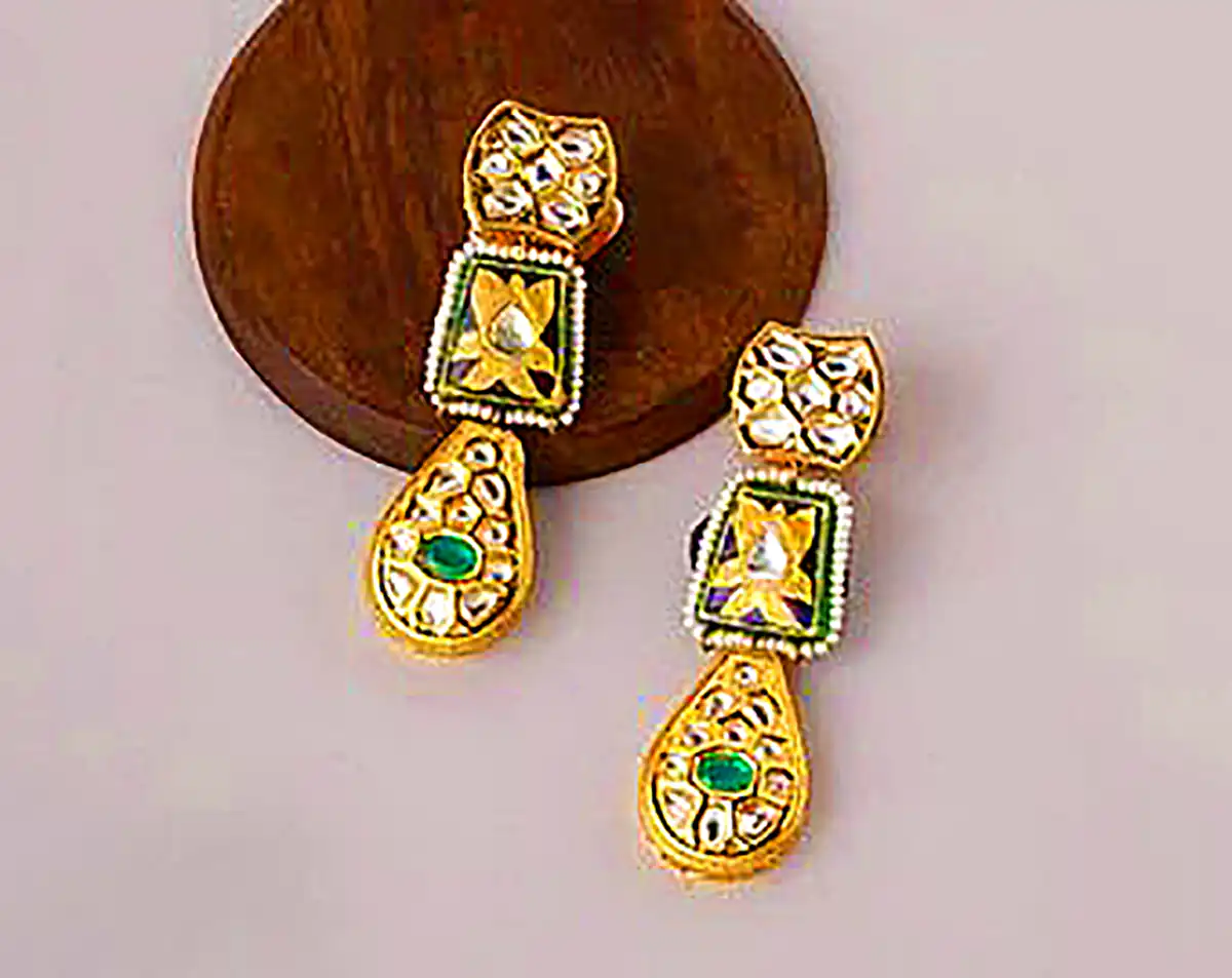گوشواره سنتی روکش طلا