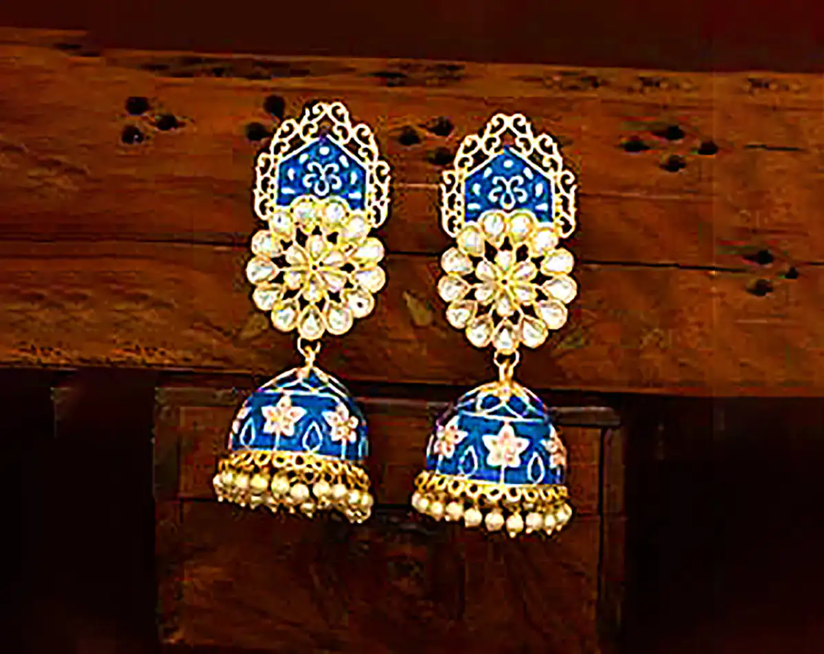 گوشواره سنتی روکش طلا