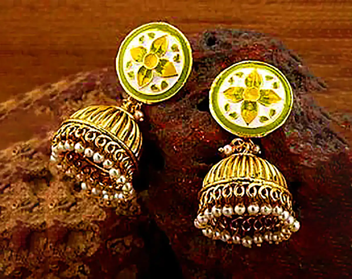 گوشواره سنتی روکش طلا