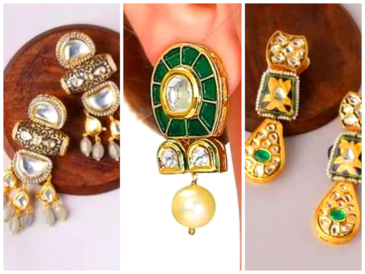 گوشواره سنتی روکش طلا