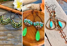گوشواره مسی خاص و کلاسیک
