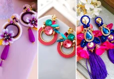 گوشواره سوتاچ دست‌ساز و جذاب