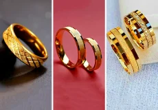 حلقه ازدواج ساده مردانه