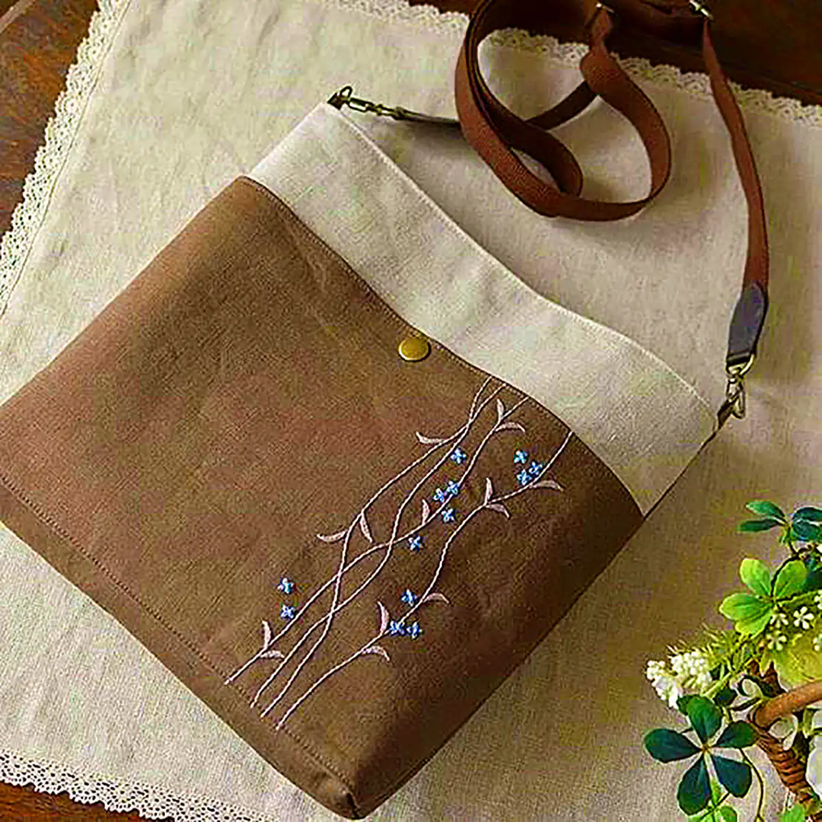 کیف دوشی پارچهای بزرگ
