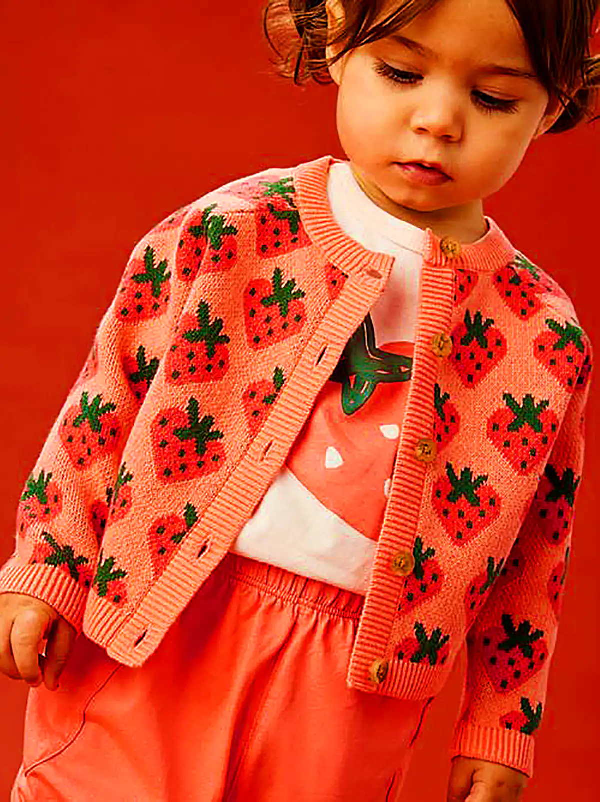 کت صورتی بافت دخترونه