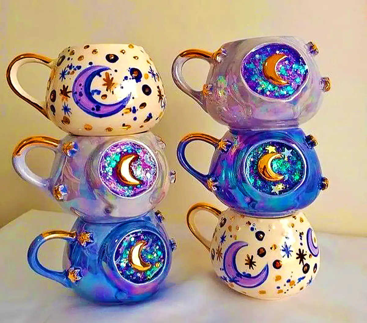 ماگ سفالی گردالی