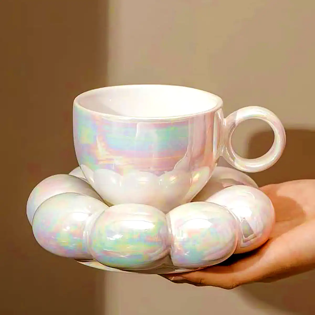 ماگ سفالی گردالی
