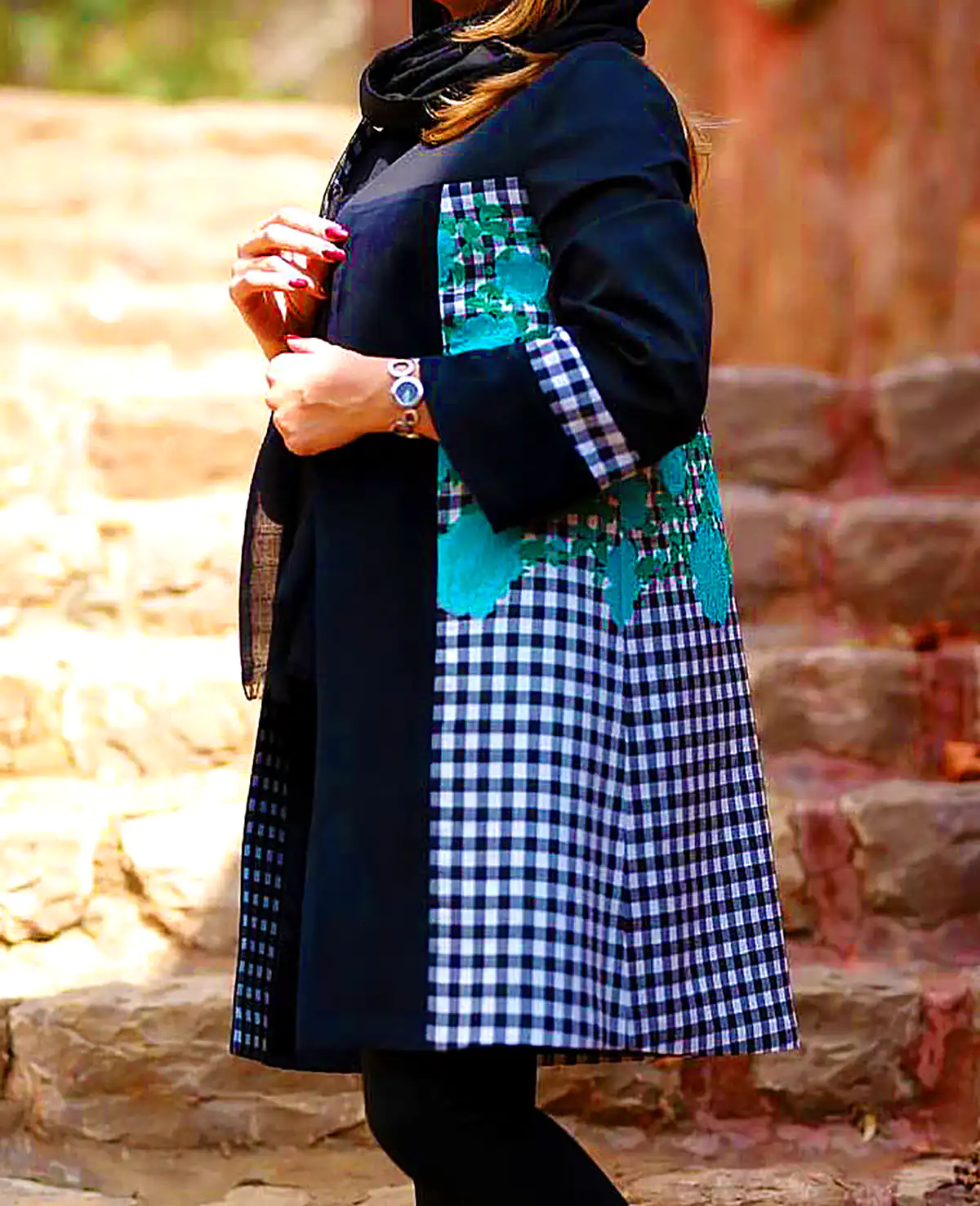 مانتو کتان شیک