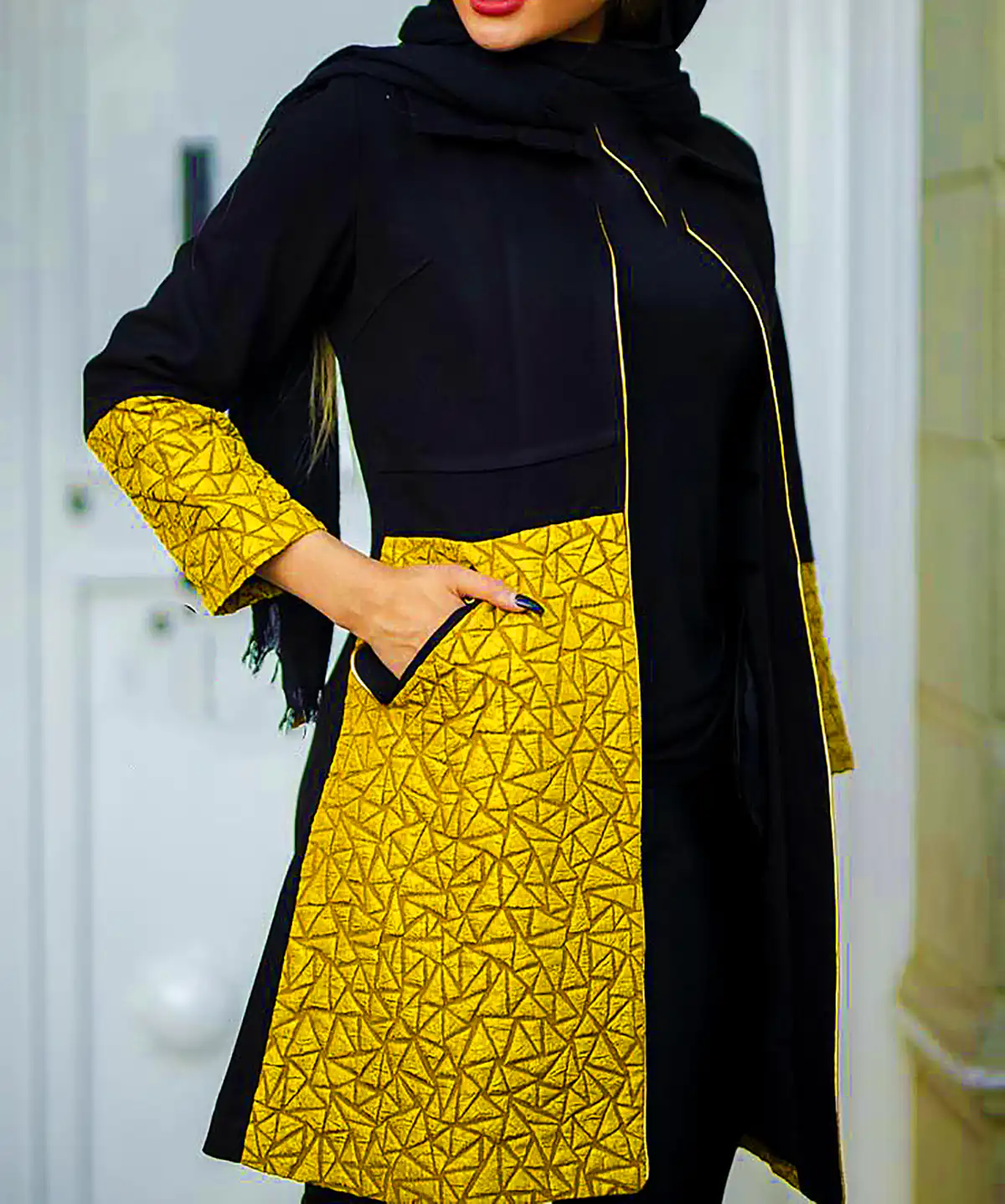 مانتو کتان شیک