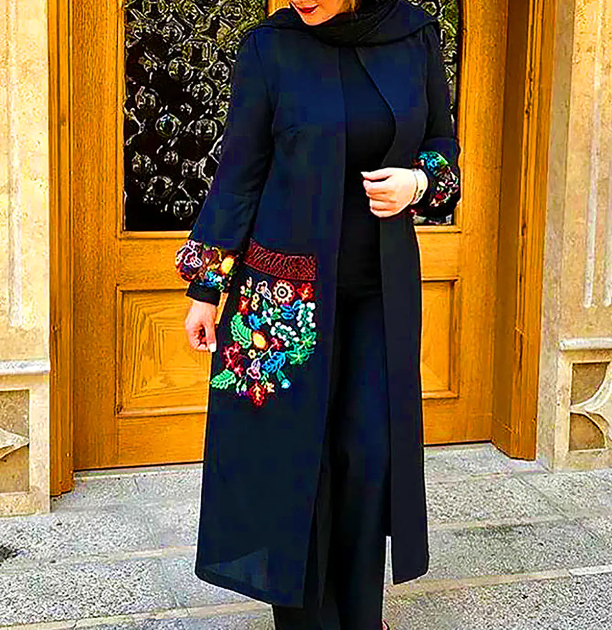 مانتو پشمی بلند