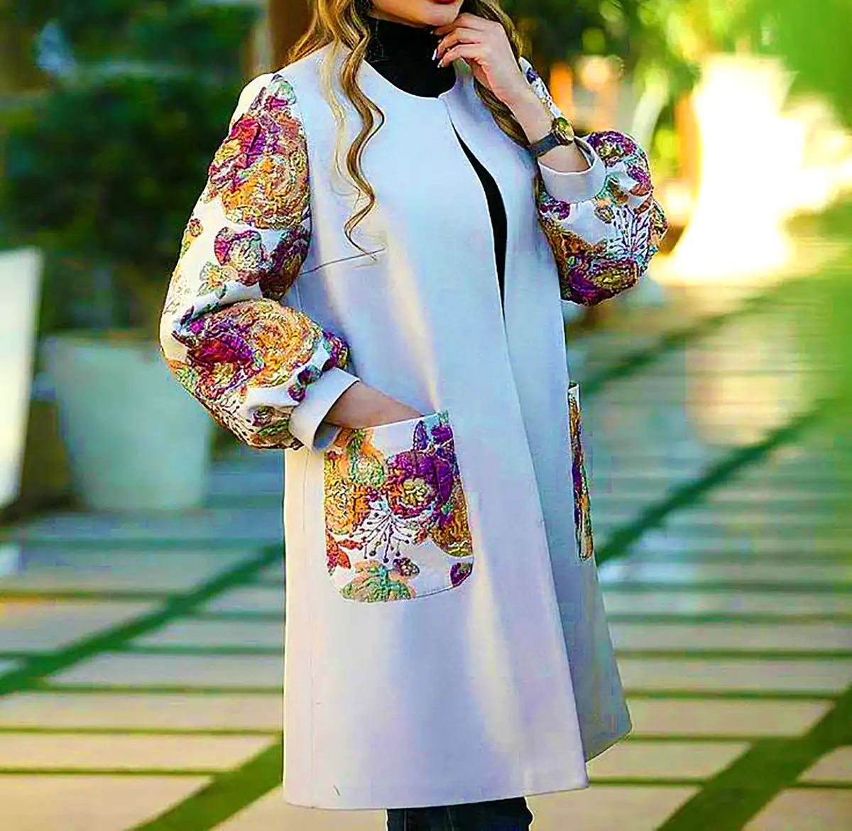 مانتو پشمی بلند