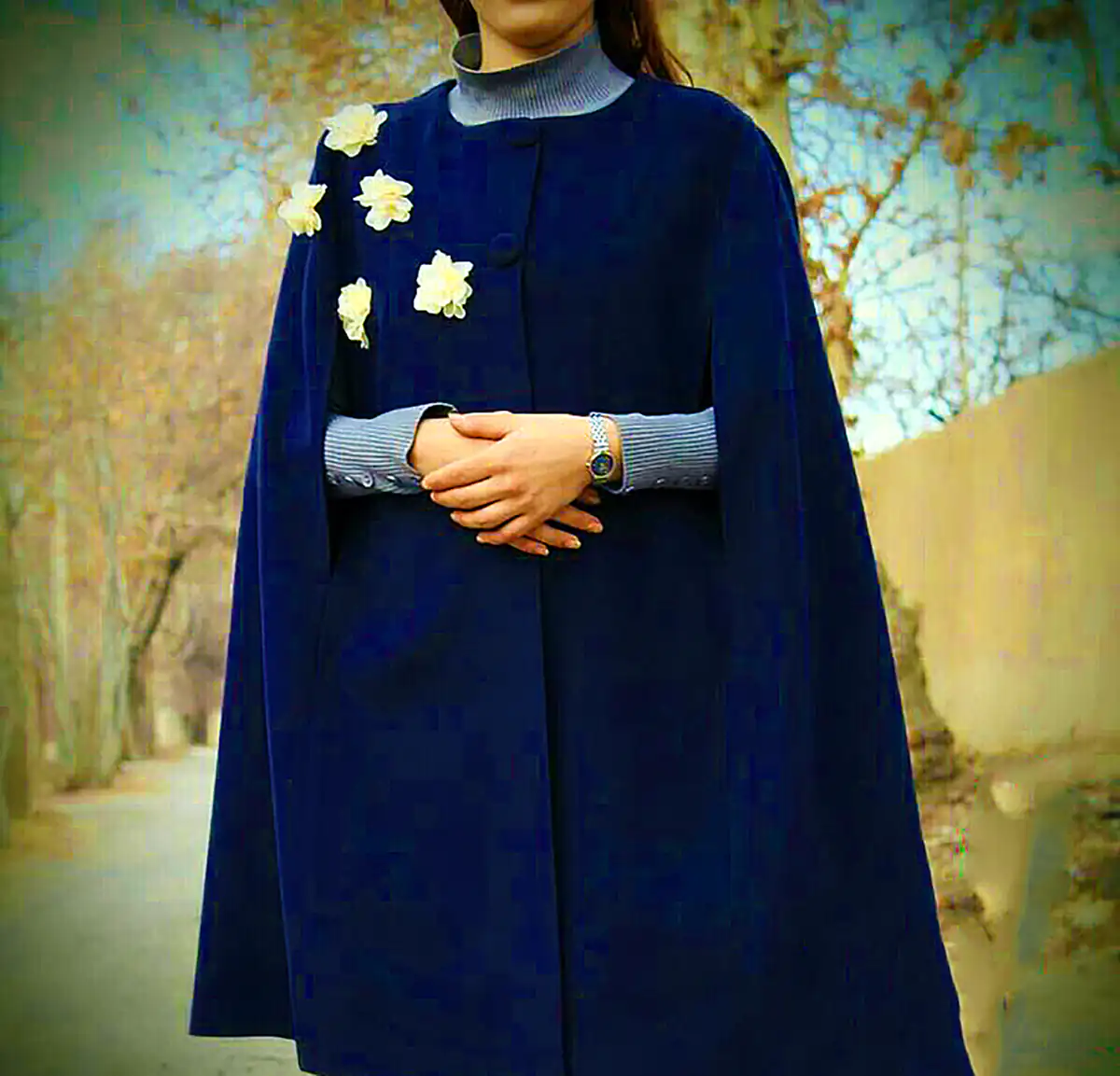 مانتو پشمی بلند