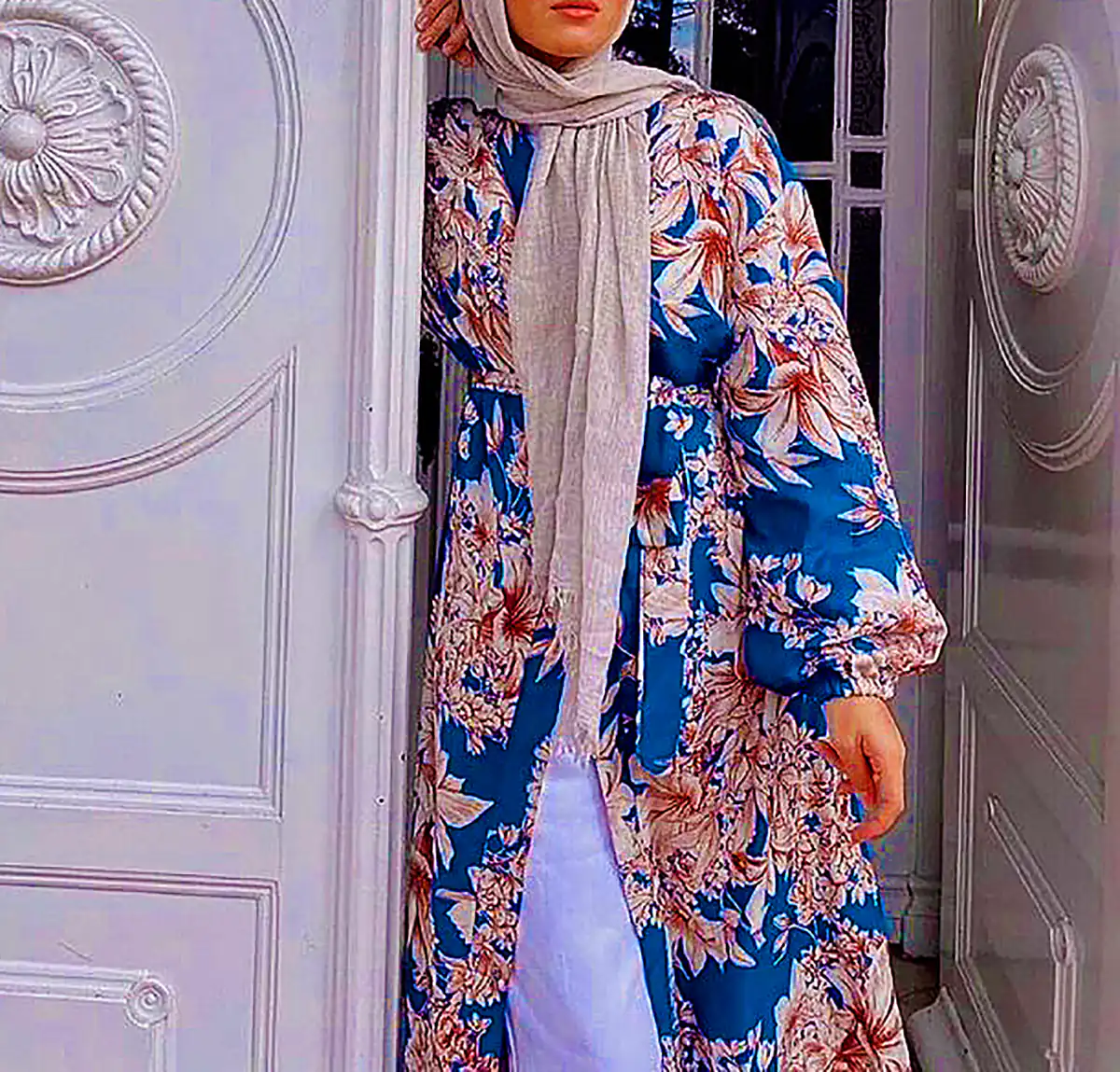 مانتو بلند زنانه شیک و رنگی