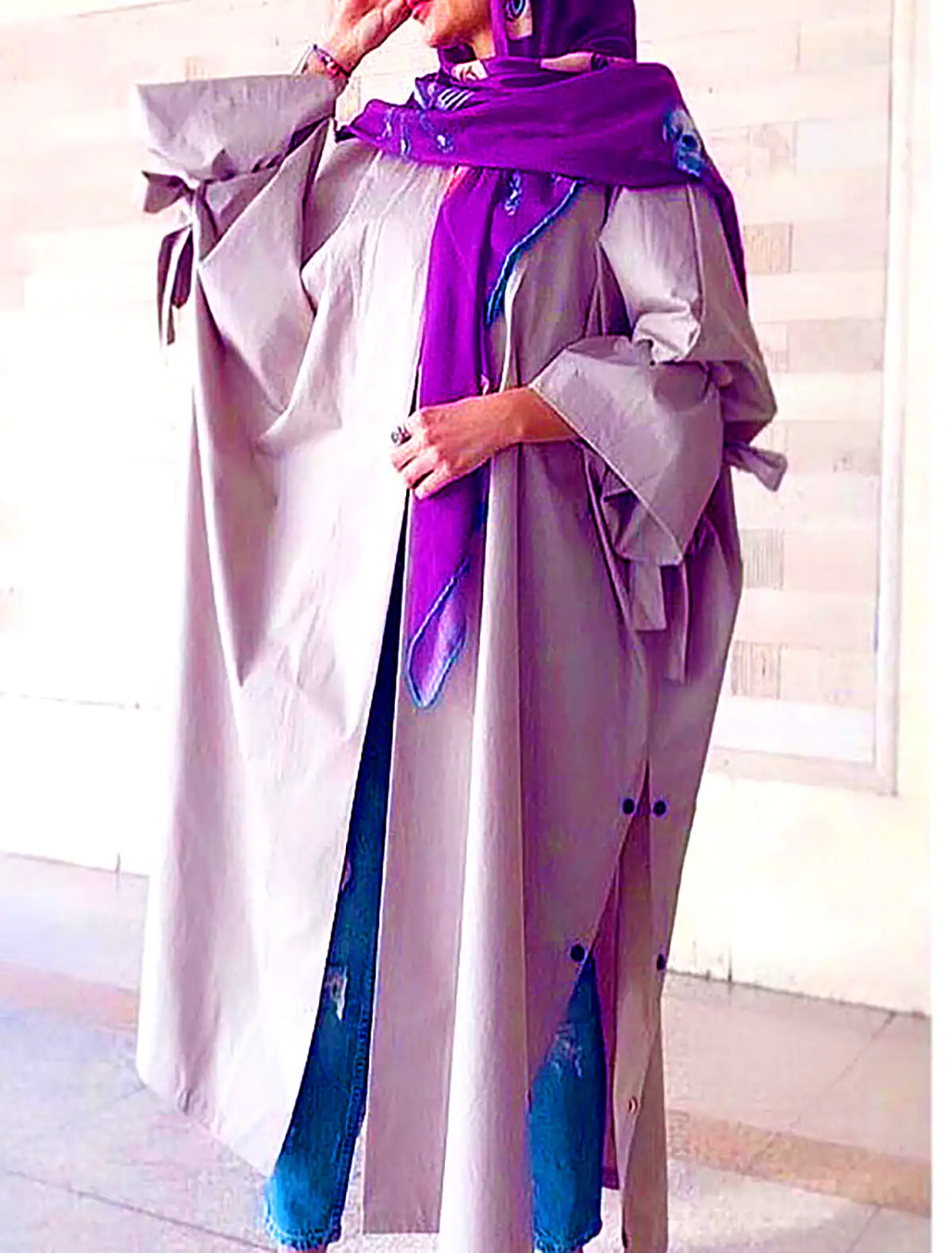 مانتو کرپ شیک و مجلسی