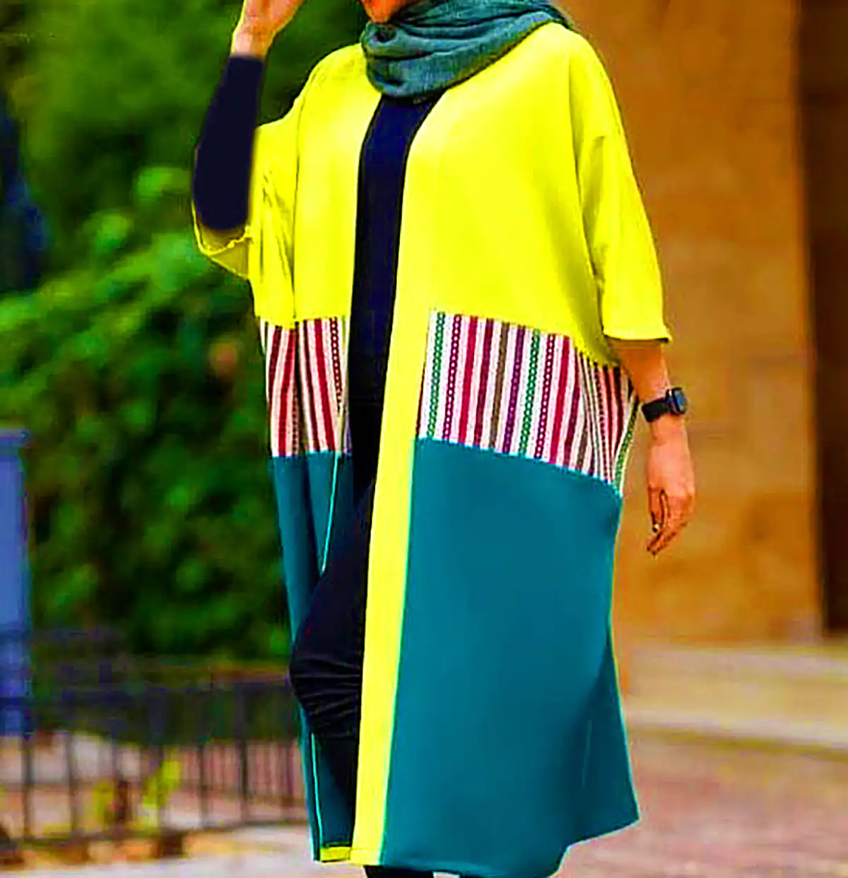 مانتو نخی راحتی بلند