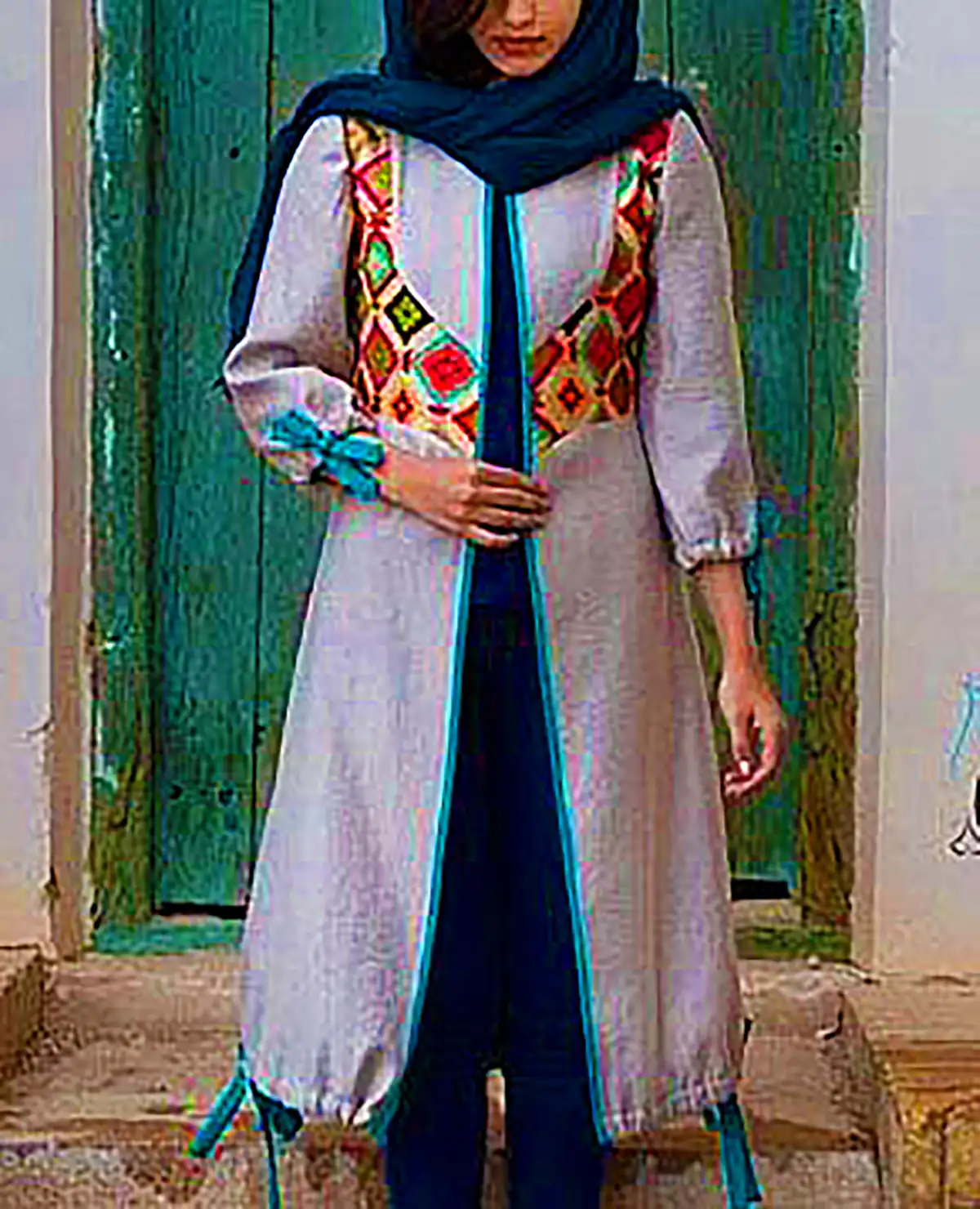 مانتو نخی راحتی بلند